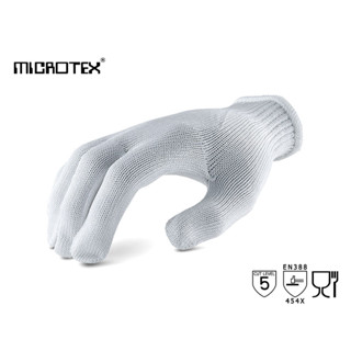 ถุงมือกันบาดซุปเปอร์ไฮ-คัท MICROTEX® รุ่น Super CUT5 | กันคมมีด | สัมผัสอาหารได้