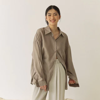 Rool - Salvi Shirt เสื้อเชิ้ตแขนยาวโอเวอร์ไซส์ เสื้อเชิ้ตหญิง