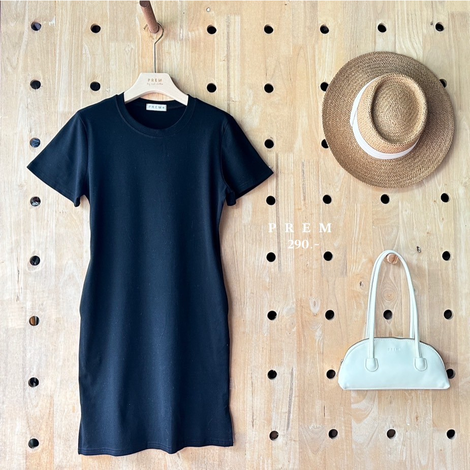 ✨🎈เดรสที่ทุกคนตามหา 𝑪𝒐𝒕𝒕𝒐𝒏 𝑻𝒆𝒆 𝑫𝒓𝒆𝒔𝒔 ผ้ายืด ใส่สบาย มีกระเป๋าข้าง #928✨🎈 - รูปที่ 4