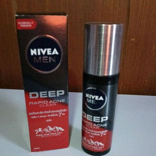 Nivea Men Deep Rapid Acne Clear NIVEA MEN นีเวีย เมน เซรั่ม ดีพ ราพิด แอคเน่ 45 มล.