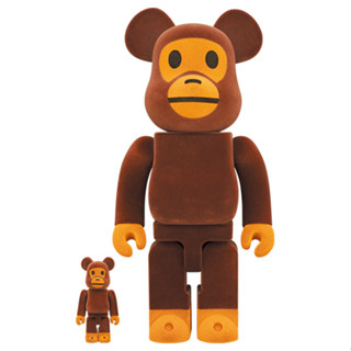 BE@RBRICK BABY MILO(R) Flocky Ver. 100％ &amp; 400％