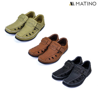 MATINO SHOES รองเท้าชายหนังแท้ รุ่น MC/S 1506m - BLACK/BROWN/TORO