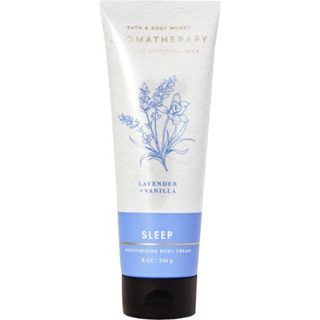 Bath &amp; Body Works Aromatherapy Sleep Lavender &amp; Vanilla Body Cream 226g. ของแท้