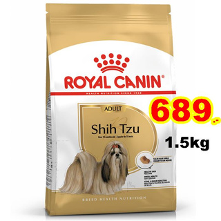 Royal canin Shih tzu adult 1.5kg สำหรับสุนัขโต พันธุ์ชิห์สุ 1.5กก. Exp.05/2024