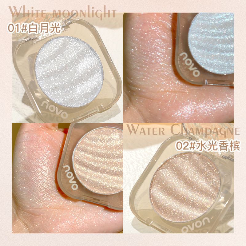 5833 眼 (ใหม่/แท้) NOVO ไฮไลท์ เม็ดสีแน่น ไฮไลทหน้าโกลด์ หน้าฉ่ำ มีมิติ เม็ดสีแน่น ติดทนนาน Highlight