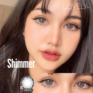 คอนแทคเลนส์ Lovely รุ่น Shimmer Gray (สีเทา)