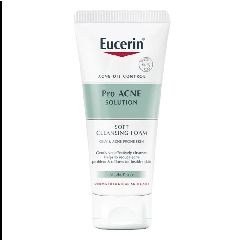 Eucerin Pro Acne Gentle Cleansing Foam 150G ยูเซอริน โปร แอคเน่ โซลูชั่น เจนเทิล คลีนซิ่ง โฟม