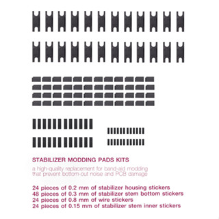 Stabilizers modding pads kits ชุดปรับแต่ง Stabilizer for Mechanical keyboard คีย์บอร์ด