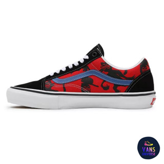 [ของแท้ ส่งฟรี จากไทย] VANS SKATE OLD SKOOL - (KROOKED BY NATAS FOR RAY) RED