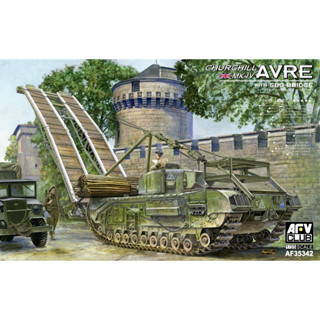 พลาสติก โมเดล ประกอบ AFV CLUB สเกล 1/35 1/35 Churchill Mk IV AVRE w/ SBG Bridge (35342)