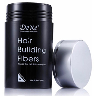 DeXe Hair Building Fibers 22g ผงไฟเบอร์ ปิดผมบาง ที่ปิดเหม่ง ผงไฟเบอร์เพิ่มผมหนา ปิดผมบางขนาด 22 กรัมT0500