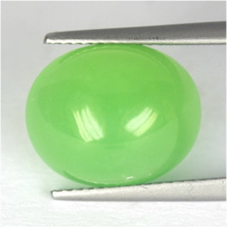 พลอยหลังเบี้ยคริสโซเพลส (Chrysoprase) นน7.69กะรัต