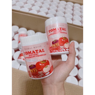 1 แถม 1 Tomatal Global White โทเมทอล น้ำชงมะเขือเทศ ชงผิวขาว ฟื้นฟูผิว 50 g.