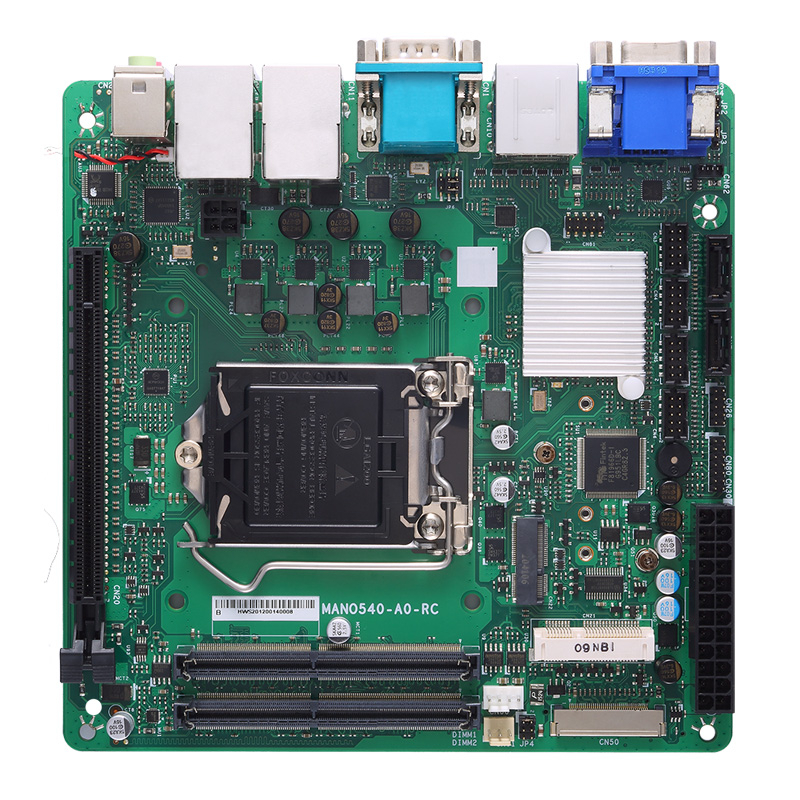 MANO540 | Mini-ITX SBC with FCLGA1200 10th Gen Intel® Core™ i9/i7/i5/i3  “ Industrial Mainboard สำหร