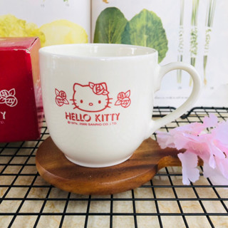 แก้วกาแฟเซรามิค SANRIO ลาย HELLO KITTY มือสอง