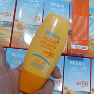 ครีมกันแดดมิสทีน Mistine AQUA HYA BEADS sunscreen SPF 50 PA+++