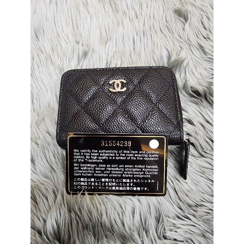 like new chanel zippy coin wallet อปก ครบ