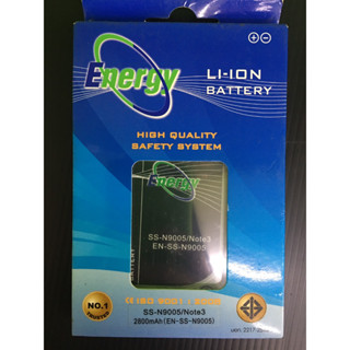 ENERGY แบตเตอรี่มือถือ Samsung Galaxy Note3 - 3,200 mAh N9000 - black