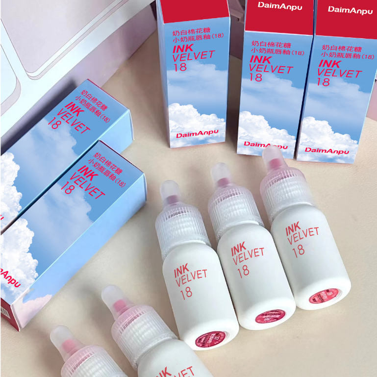 ลิปสติก INK VELVET ลิปทิ้น เนื้อเกลี่ยง่าย มันวาว ติดทน 5 เฉด นู๊ด แดง ส้ม D151