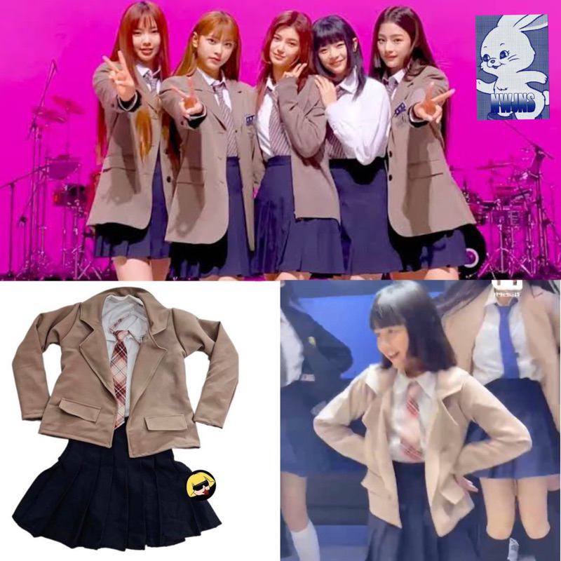 BABYGAGA🤎🖤 NewJeans Ditto ชุดNewjeans รับตัดชุด ชุดเต้น ชุดโคฟ ชุดโคฟเวอร์ Minji Hanni Danielle Haer