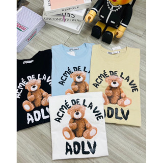 🐻เสื้อยืดแขนสั้นลายน้องหมี ผ้าคอตตอน ใส่สยาย Freesize