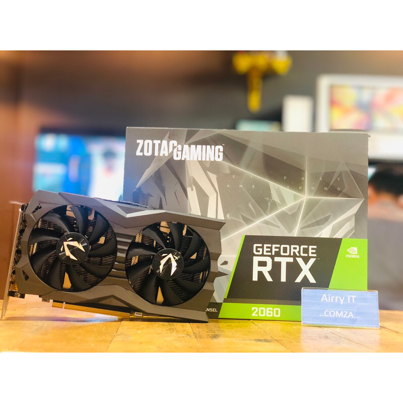 การ์ดจอมือสอง RTX2060 6gb ddr6 ต่อไฟ6pin มีประกัน