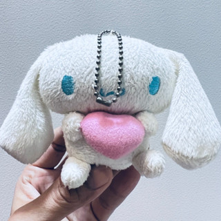 #พวงกุญแจ #ตุ๊กตา #ชินนาม่อนโรล #Cinnamoroll #Sanrio #ปี2008 #ป้ายชัด #ถือหัวใจ #ลิขสิทธิ์แท้ #มือสองสภาพสมบูรณ์