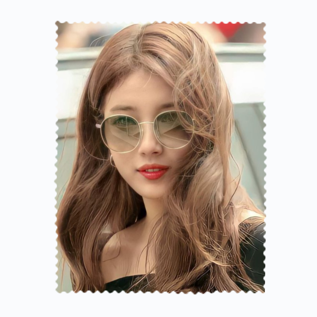 แบซูจี Bae Suzy นักแสดงเกาหลี ผ้าเช็ดแว่นตา เช็ดเลนส์ ไมโครไฟเบอร์