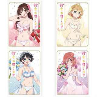 Sleeve Kanojo, Okarishimasu Wedding ver. : Chizuru Mizuhara, Mami Nanami, Ruka Sarashina, Sumi Sakurasawa - ซองใส่การ์ด