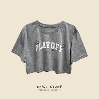 DAISY STONE CROP เสื้อยืดครอป