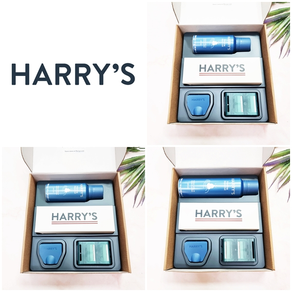 [Harry's®] Razor Set with Blade Refills, Blade Cover, Foaming Shave Gel ชุดโกนหนวด สำหรับผู้ชาย