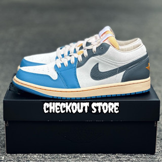 Nike Air Jordan 1 Low SE Tokyo Vintage “UNC Grey” [แท้💯%]