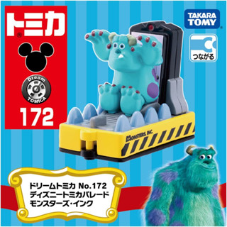 รถเหล็ก Tomica ของแท้ Dream Tomica No.172 Disney Tomica Parade Monsters, Inc.