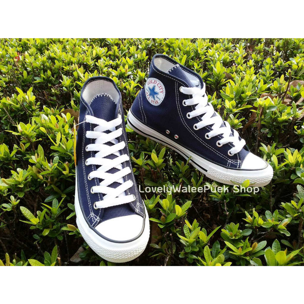 รองเท้าผ้าใบหุ้มข้อGoldCity มี 11 สี Size 37-45  พร้อมส่ง!!