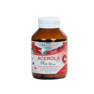 1948 MAXXLIFE ACEROLA PLUS 1300MG 60S อะเซโรลา เชอร์รี่