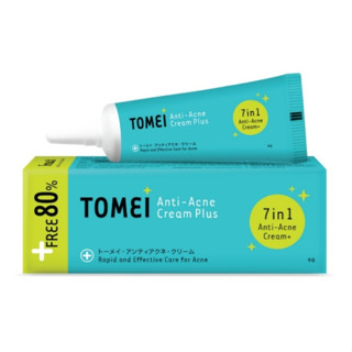 Tomei Anti-Acne Cream Plus โทเมอิ แอนตี้ แอคเน่ ครีม พลัส ครีมแต้มสิว บำรุงผิว และป้องกันสิวใหม่ ขนาด 9 กรัม 21314