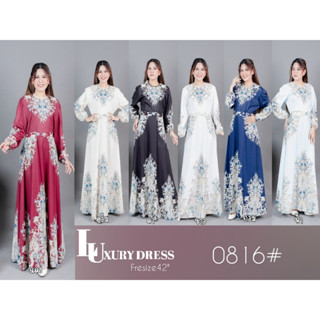 ชุดเดรส รุ่น 0816 LUXURY DRESS