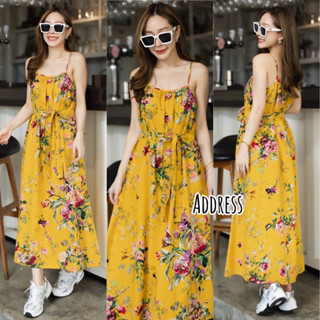 🌈🌿🌸🌺🌼🧡❤️ Floral SGL Maxi Dress