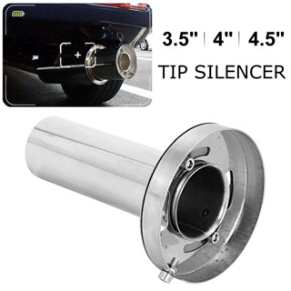 Super Motor Car Adjustable Removable Round Head Exhaust Muffler Silencer Modification