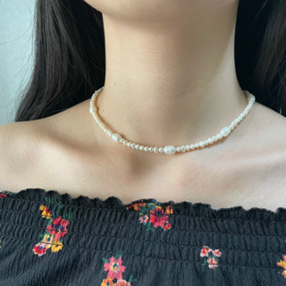 (ของแท้) สร้อยคอไข่มุกน้ำจืด 2-3 มิล ✨🏄🏻‍♀️🐚