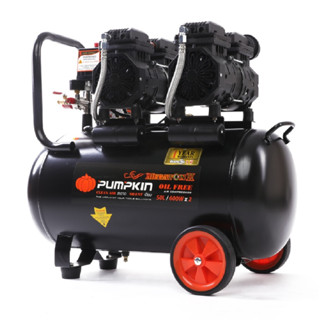 PUMPKIN ปั๊มลม ออยฟรี 50ลิตร พัมคิน MEGATON รุ่น PTT-M600W50 / 31543 OIL FREE ไม่ใช้น้ำมัน B