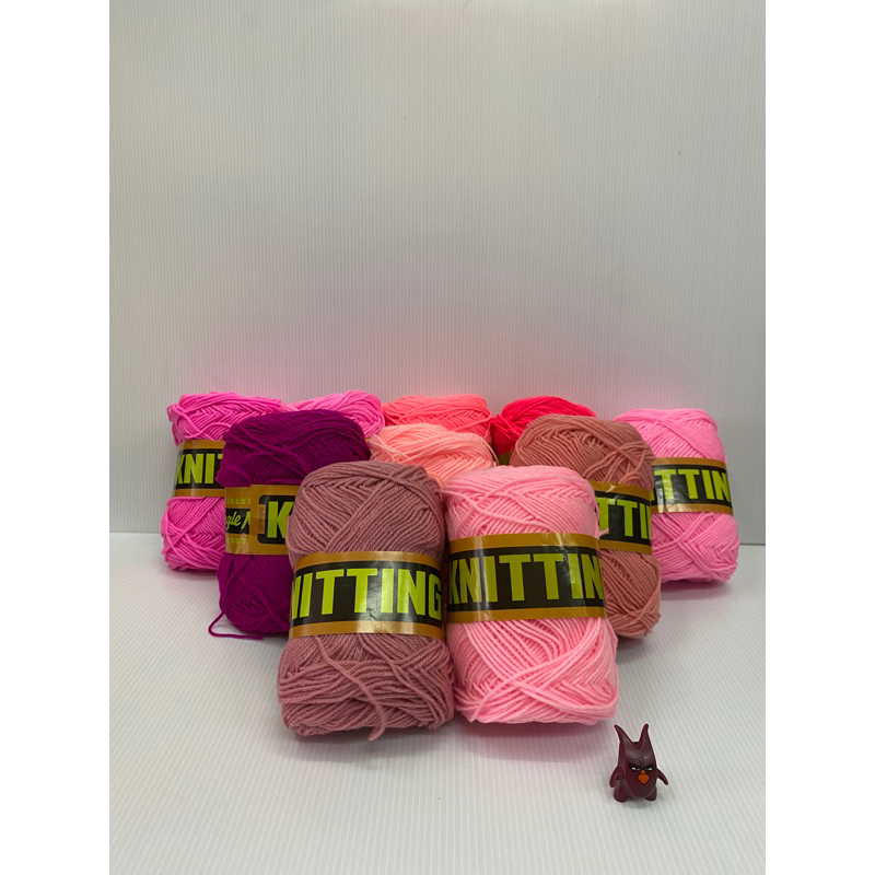 ไหมพรมอีเกิ้ล ไหมพรมEagle 4ply 105 สี(มีทุกสี) หมวดสีชมพู