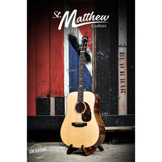 กีต้าร์โปร่ง St.Matthew D-18 Deluxe SOLID SITKA SPRUCE / SOLID MAHOGANY กีตาร์ Acoustic Guitar กีตาร์โปร่ง