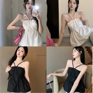 เสื้อสายเดี่ยว ทรงสวยสไตล์เกาหลี