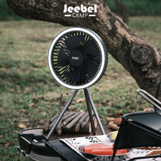 พัดลมพกพาชาร์จสาย 10000Mah USB Camping Fan LED ไฟแคมป์ปิ้ง พัดลมตั้งโต๊ะ 3 in 1พัดลมพกพา พัดลม ปรับ