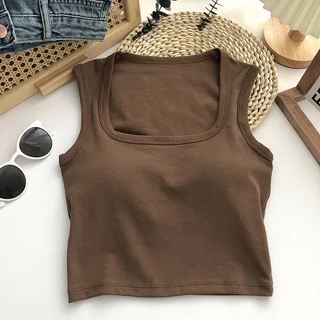 เสื้อกล้ามแฟชั่นแขนกุด B-074 เนื้อผ้านิ่มใส่สบาย มีฟองน้ำในตัว มีหลายสี