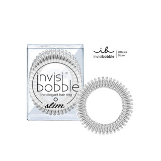 invisibobble ยางรัดผม รุ่น slim สี Chrome Sweet Chrome (1 กล่องบรรจุ 3 เส้น)