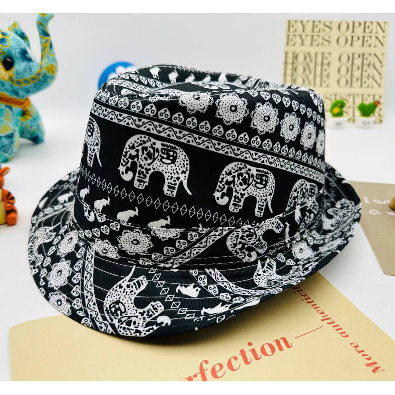 หมวกช้างทรงแจ๊สพร้อมส่งผู้ใหญ่