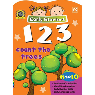 ^NANMEEBOOKS หนังสือ EARLY STARTERS -123 COUNT THE TREES 6-10 เพอลังอิ