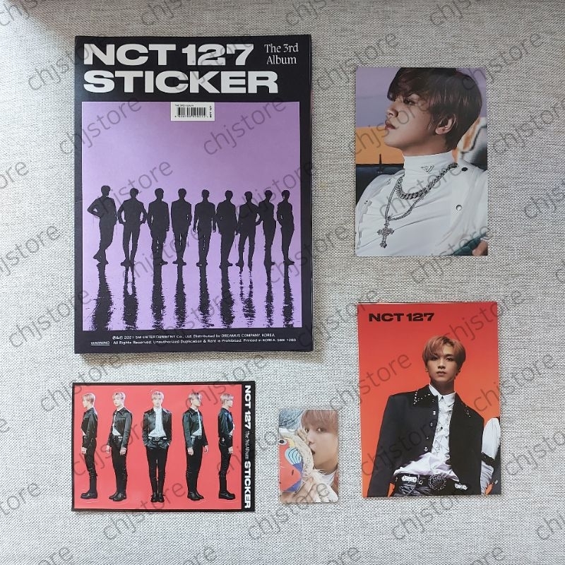 NCT 127 STICKER ALBUM (STICKER VER.) HAECHAN อัลบั้ม การ์ดแฮชาน